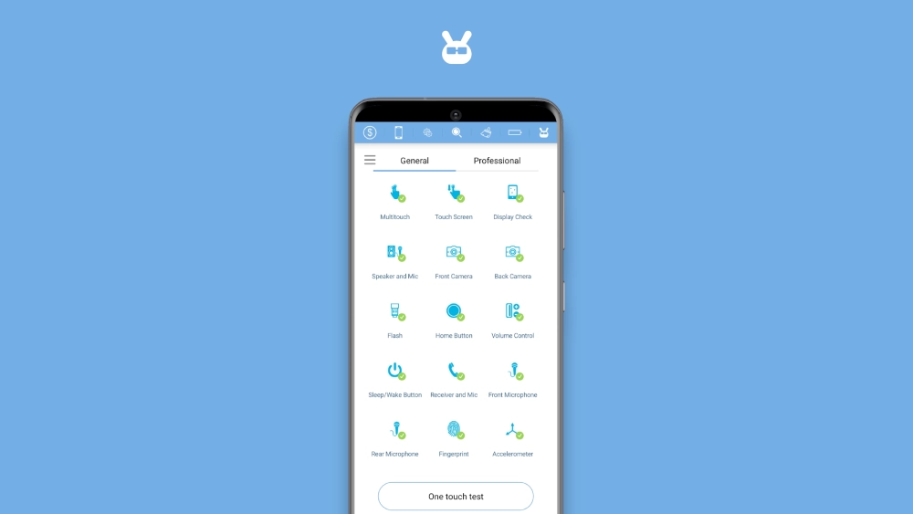 تست سخت افزار موبایل